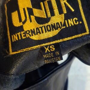 Women's leather chaps